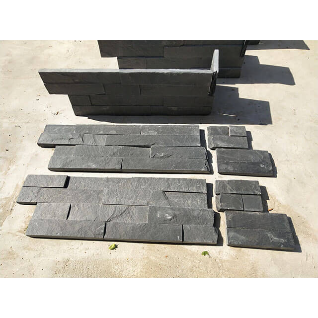 Black Ledger stone Black stone panel