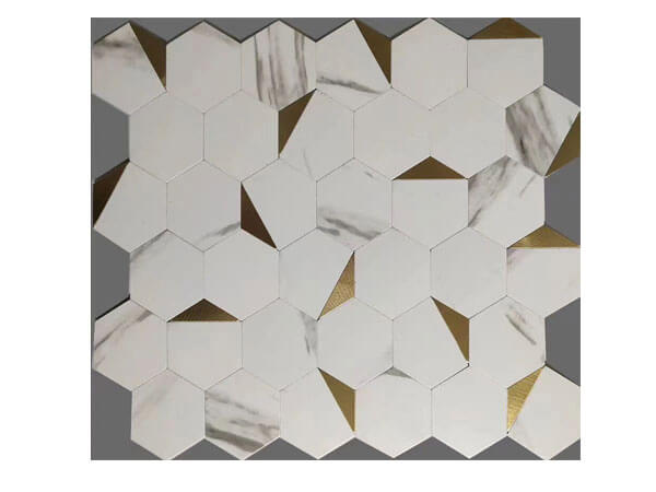 Stone Blends Metal Mosaic Tiles 085-1