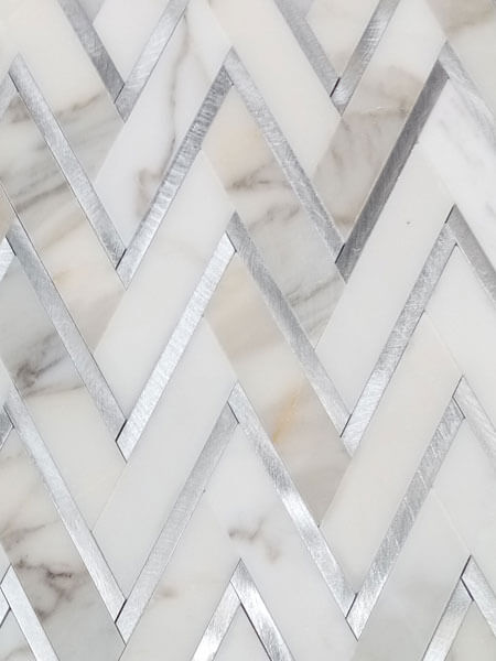 calacatta gold marble mosaic 049