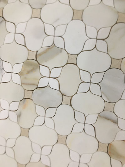 Calacatta Waterjet Mosaic Tiles 96-4