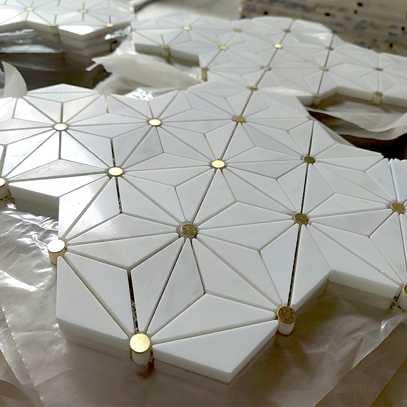 dolomite and brass mosaics dolomite and brass mosaics