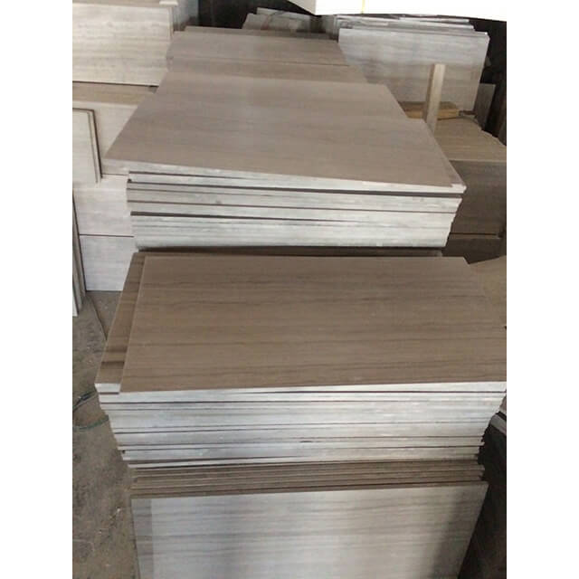 wooden white marble stone Wooden White marble flooring
