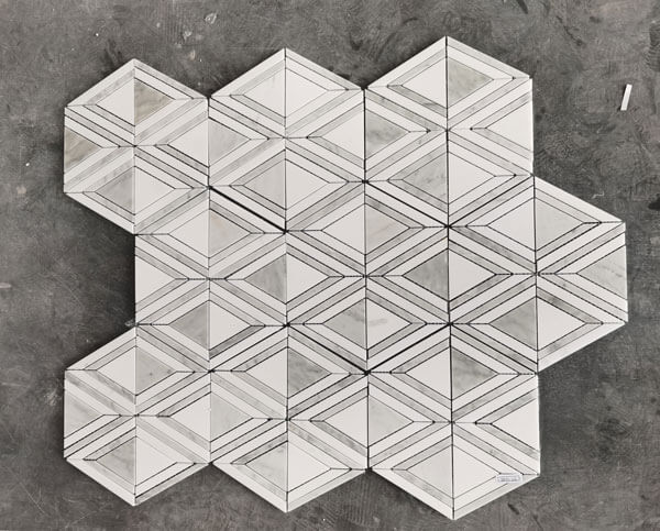 waterjet mosaic tile 023-3