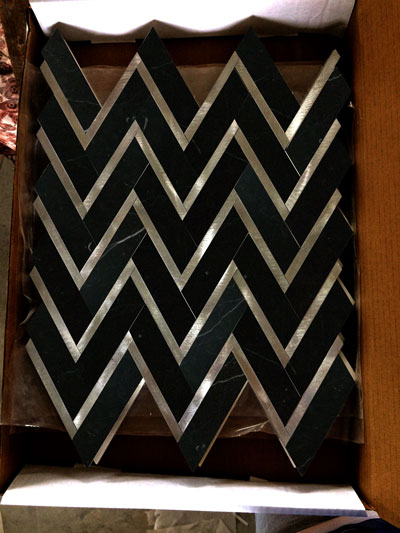 black marble herringbone tile 126
