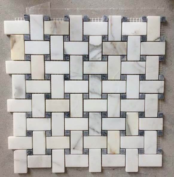 Calacatta Gold mosaic tiles calacatta Gold basketweave marble mosaic tiles