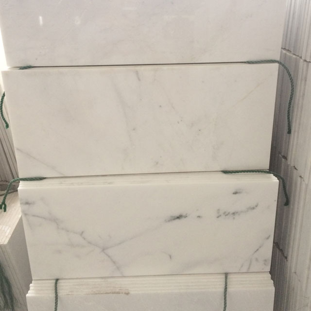 luna white marble tile 035-3