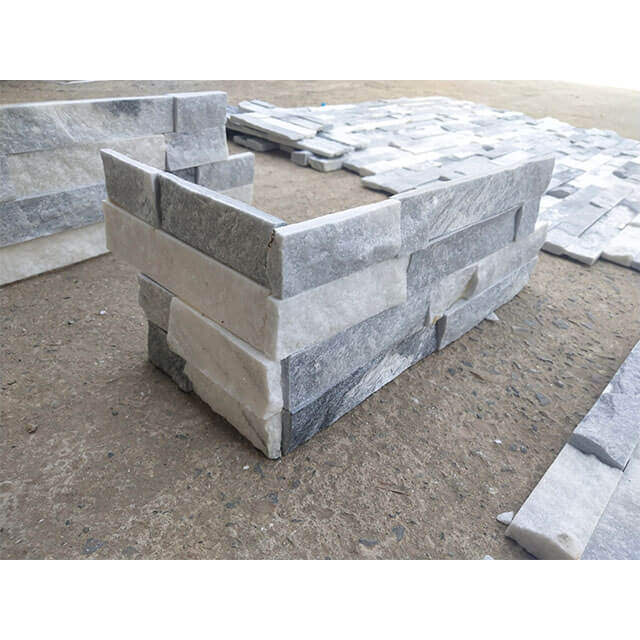 Grey stone panel corner Grey Cloud ledge stone panel (2)