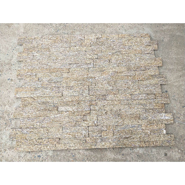 Stone veneer panel Tiger yellow tile