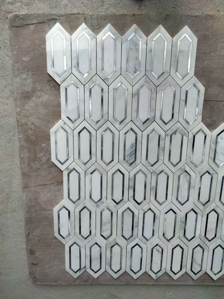 Stone Blends Marble Mosaic Tiles 082-3