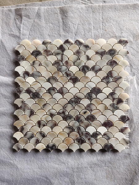 calacatta viola fan mosaics calacatta viola fan mosaics
