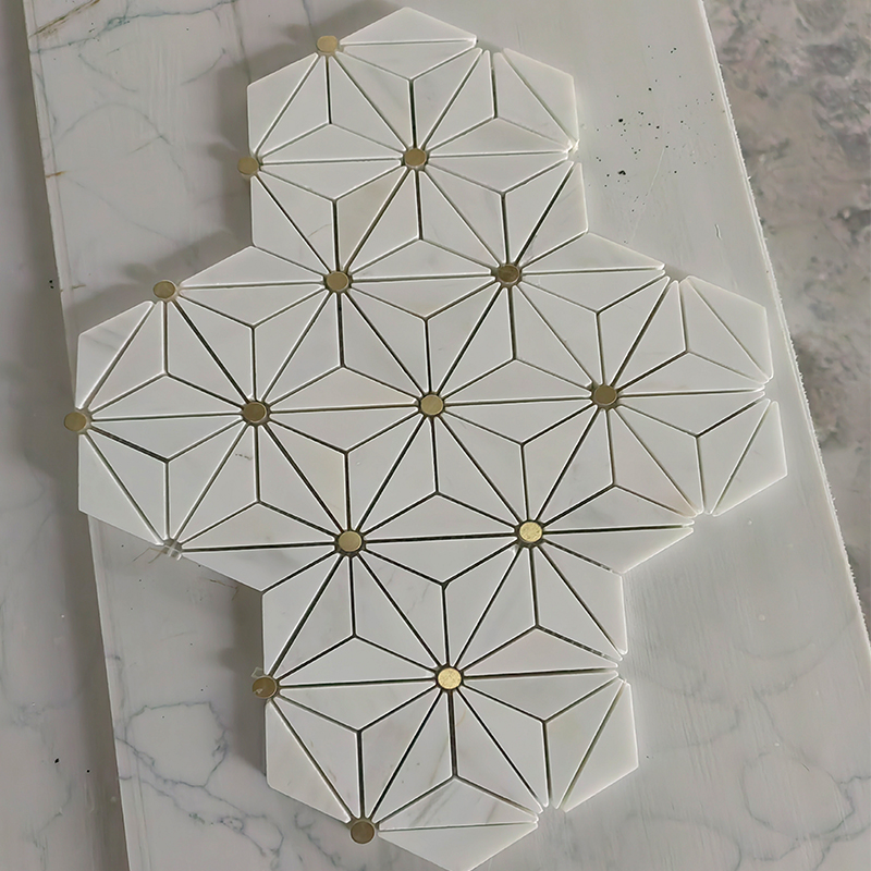 dolomite and brass mosaics dolomite and brass mosaics