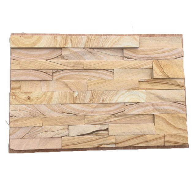 Yellow Stacked stone ST-X1999 Stacked stone panel