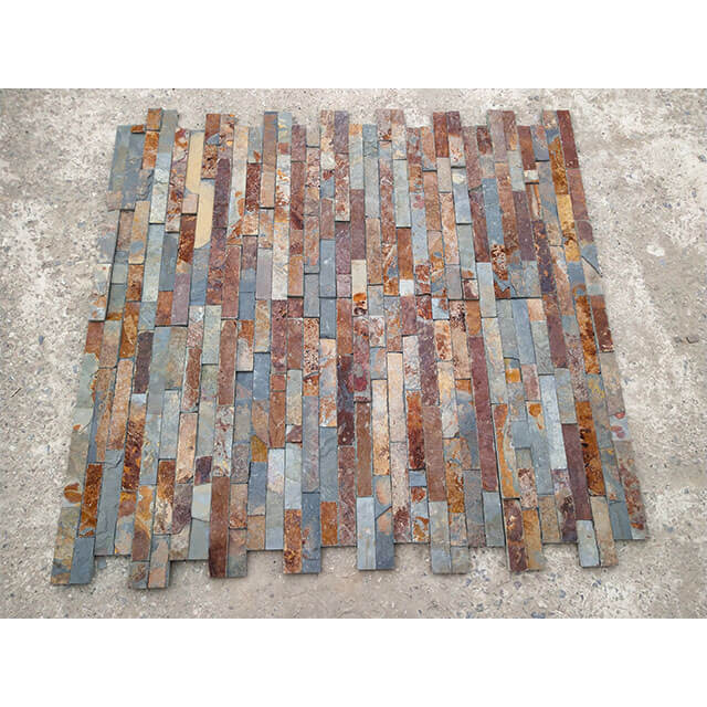 Rusty stacked stone Rusty stone veneer
