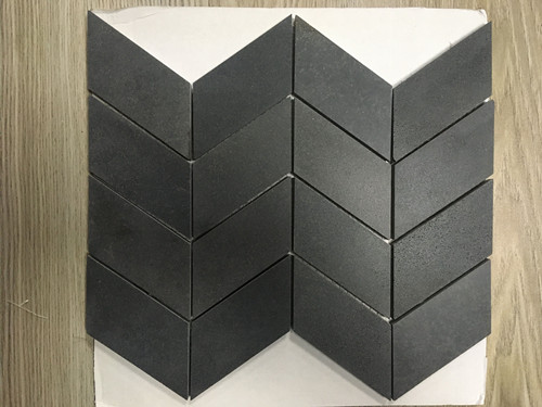 black andesite chevron tiles black andesite chevron tiles