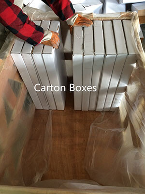 Marble tiles packing  Carton boxes photo