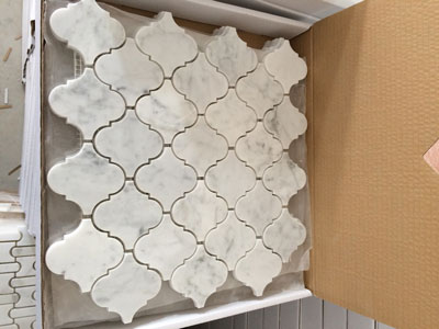 Carrara Lantern mosaic tile 070-2