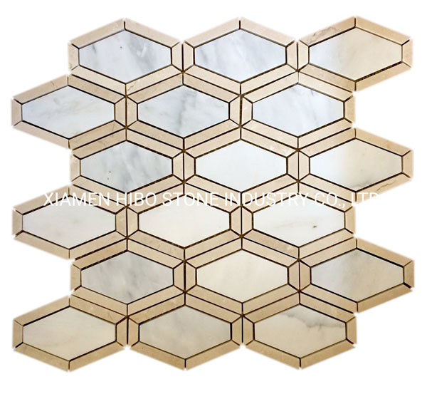 Hexagon Mosaic Tile Long-hexagon4