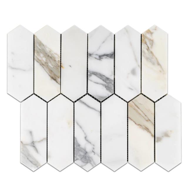 Calacatta picket tile