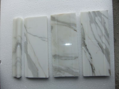 Calacatta Gold Marble Skirting Trim 062-6