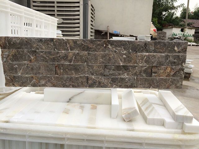 Dark Emperador ledger stone Panel Dark Emperador ledger stone Tiles