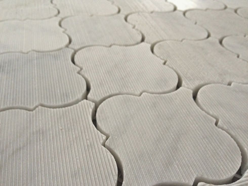 Carrara Lantern mosaic tile 070-1