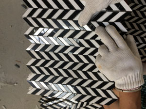 chevron mosaic tile QC chevron mosaic tile QC
