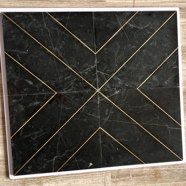 Black-marble-Brass-Mosaic Black-marble-Brass-Mosaic