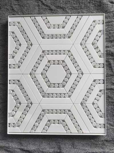 Waterjet Honeycomb Hexagon Mosaics Waterjet Honeycomb Hexagon Mosaics
