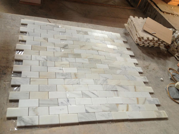 Calacatta subway tile QC Calacatta subway tile QC