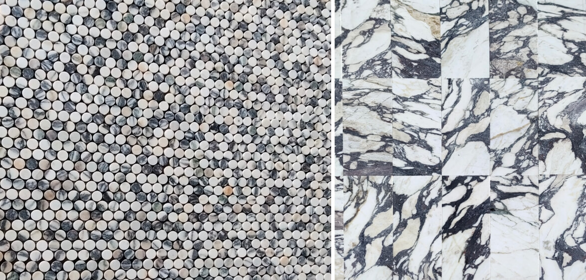 Italy Calacatta viola mosaic