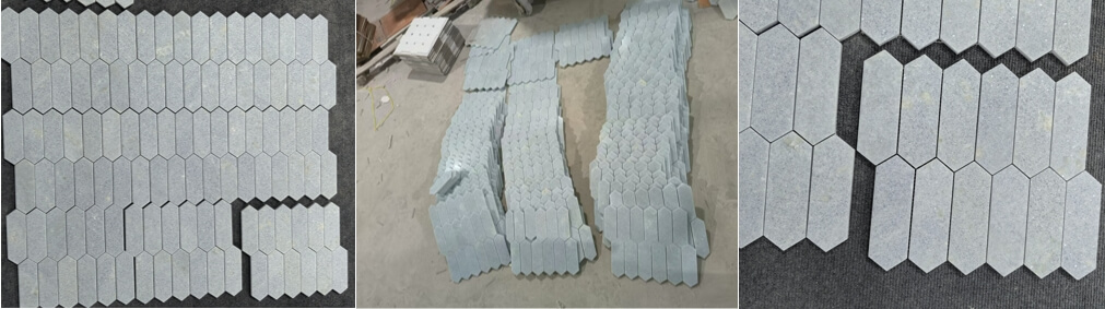 blue celeste mosaic tile