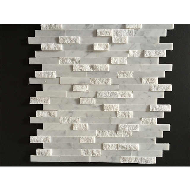 Carrara white peel and stick tiles