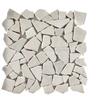 Crema Marfil Marble Shower Tile Tumbled Pebble Stone Mosaic