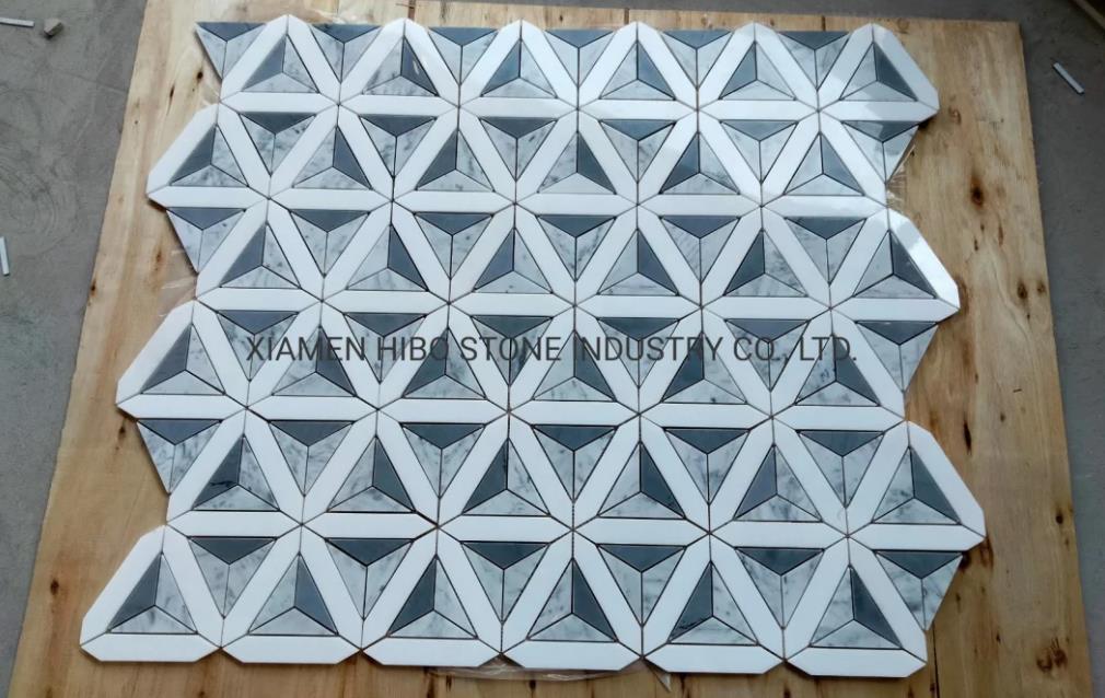 Geometric mosaic tile