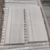 Dolomite White Marble 5x12 Baseboard Molding Honed