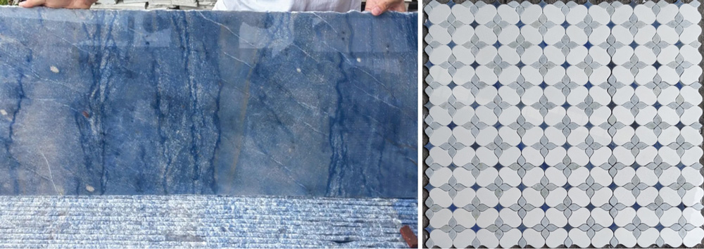 azul macaubas blue marble