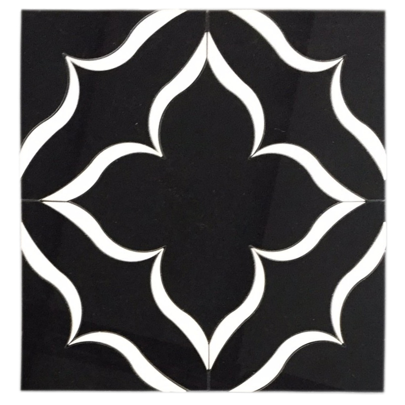 Waterjet mosaic tiles