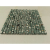 Green Terrazzo Flute Concave Mosaics for Wall Tile