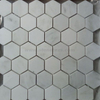 Oriental White Marble Mosaic Hexagon