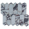 Calacatta Viola Marble Picket Mosaic Tile