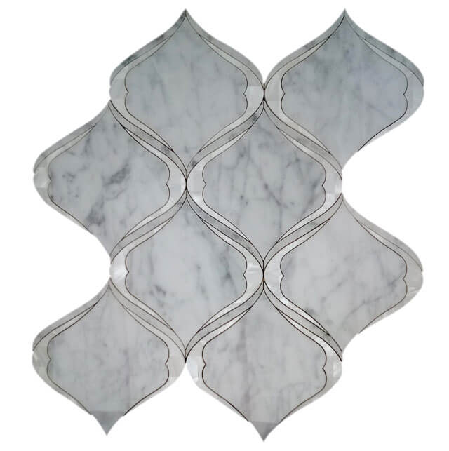 Carrara and Shell Mosaic