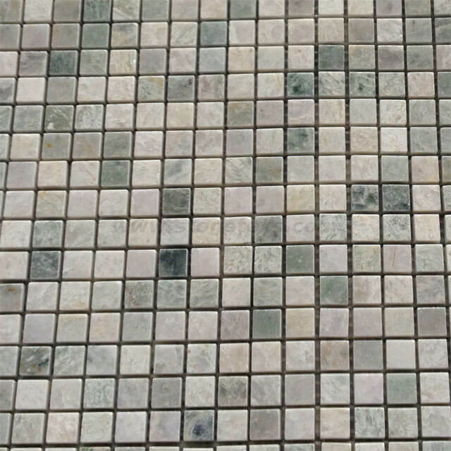 Ming Green Square Marble Mosaic Tile
