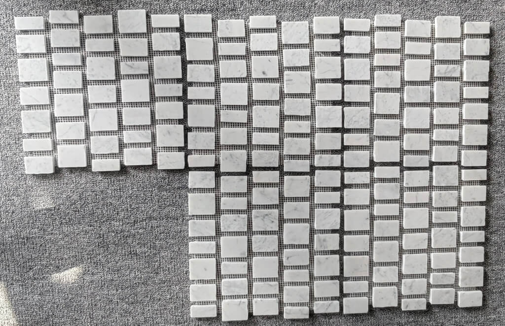 Random Broken Mosaics