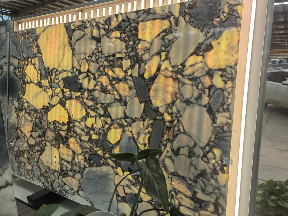 backlight marble slabs