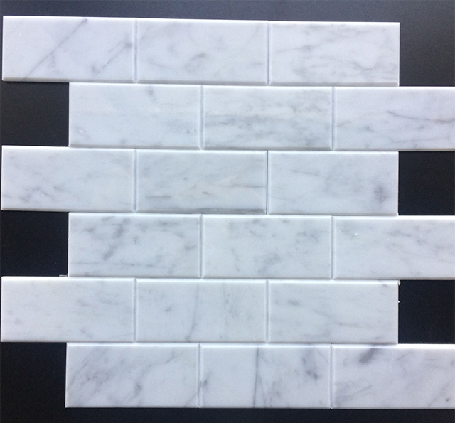 Carrara White Bevel