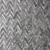 Herringbone Mosaic Tile Pacific Grey Blends Metal