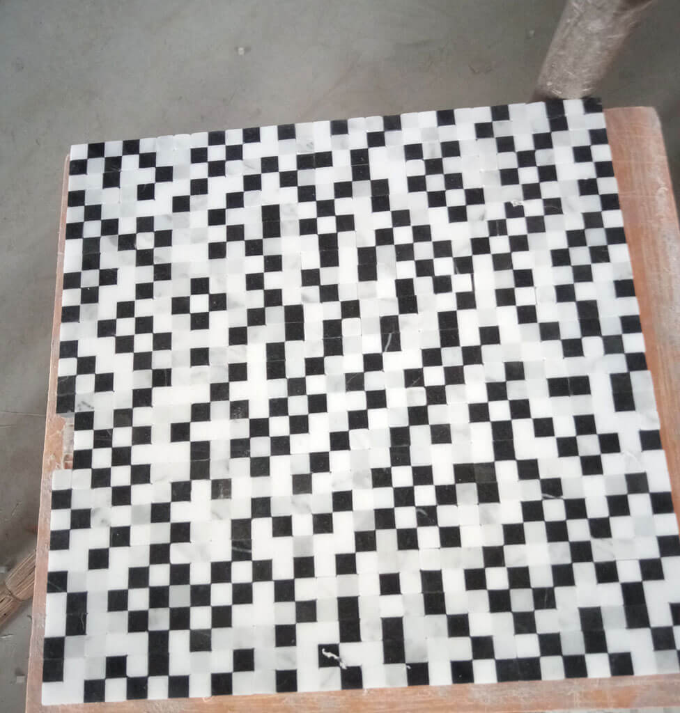 Tight Joint Marble Mosaic Tile