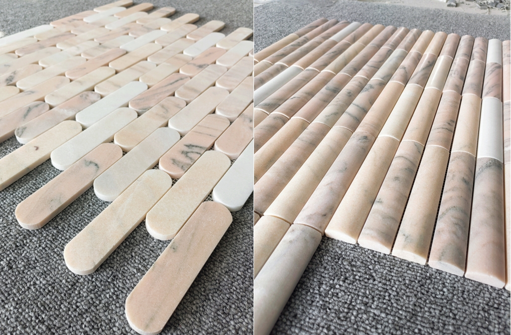 portugal rosa mosaic tiles